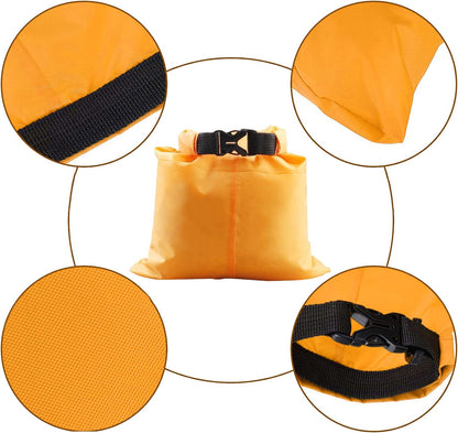 Pimoys 5 Pack Waterproof Dry Sacks, Lightweight Outdoor Dry Bags Ultimate Dry Bags for Kayaking Rafting Boating Camping (1.5L, 2.5L, 3.5L, 4.5L, 6L)
