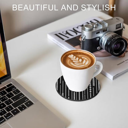 Contemporary Geometric Coasters Set of 4 Absorbent Coasters
