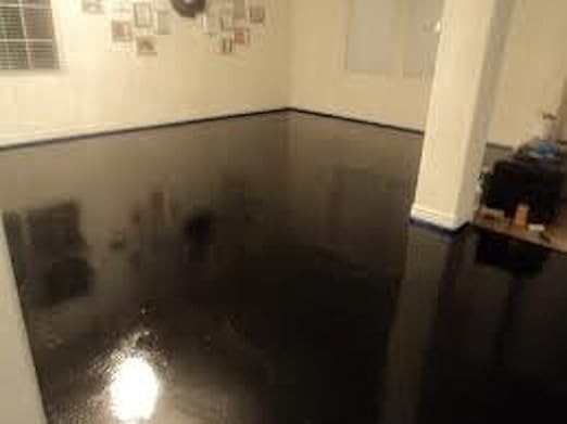 Coloredepoxies 10015 Black Epoxy Resin Coating Made with Beautiful and Vibrant Pigments, 100% Solids, for Garage Floor, Basements, Concrete and Plywood. 3 Gallon KIT