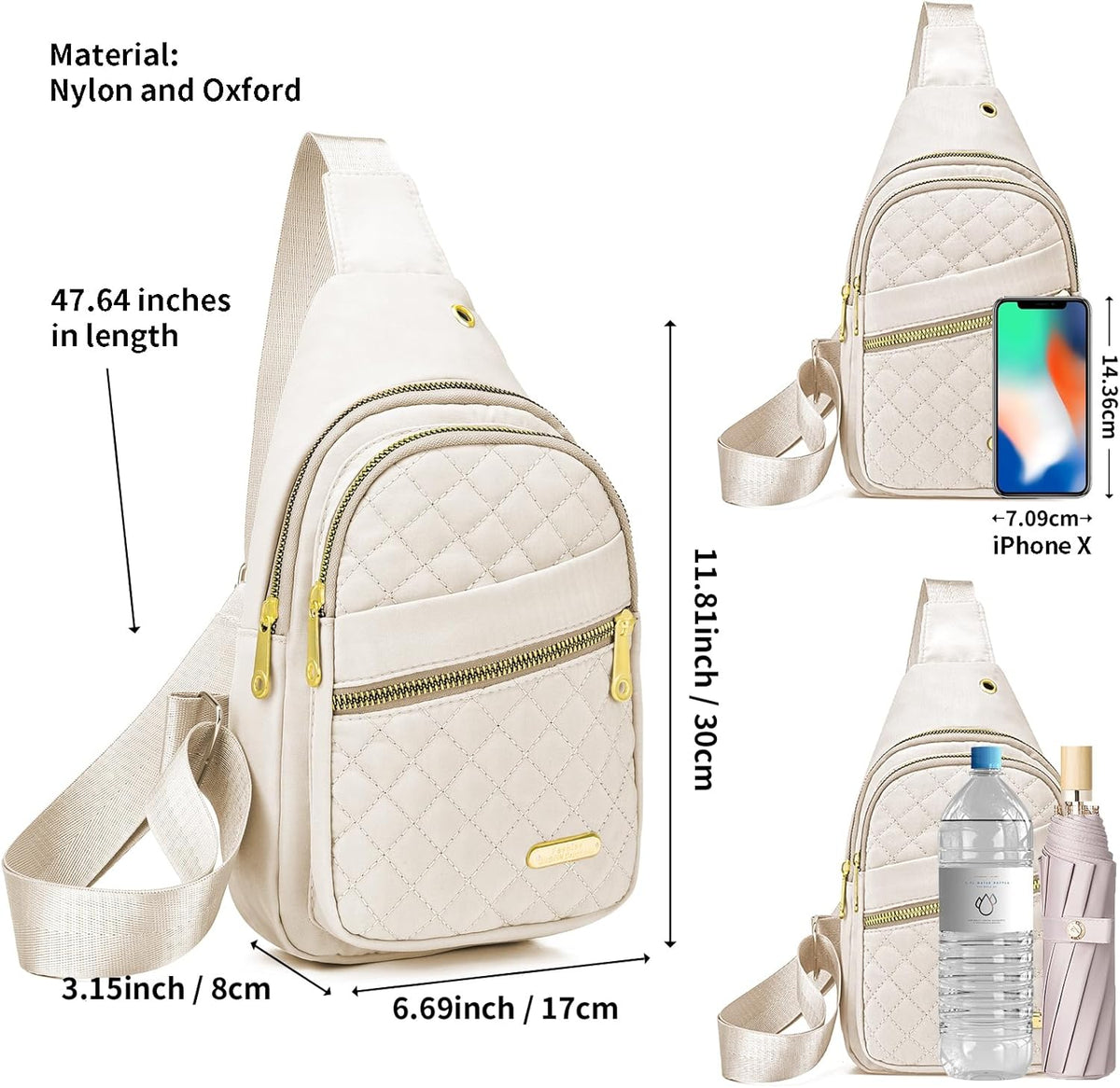 Small Sling Bag For Women Men Casual Crossbody Sling Backpack