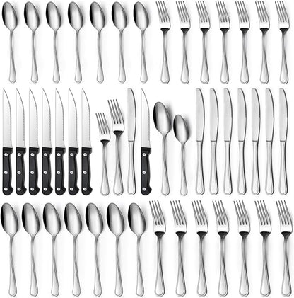 Hunycook 48-Piece Silverware Set