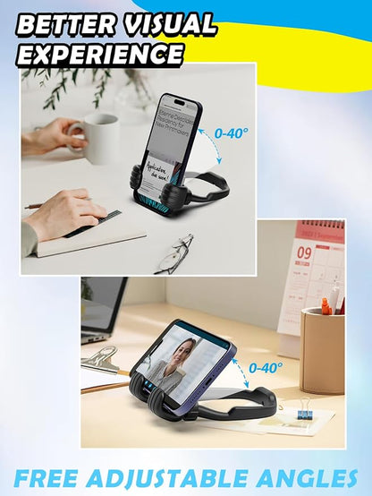 Stocking Stuffers for Teens Boys Men Adults Gifts: Thumbs Up Lazy Phone Stand Cell Phone Holder Gifts for Kids Women Teenage Girls Wife Ideas Funny Cool Gadgets Who Have Everything Gifts for Christmas