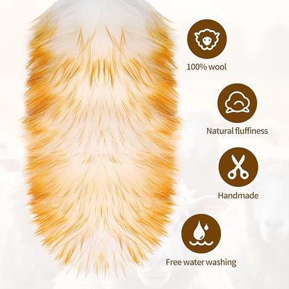 Feathers Duster,Long Telescoping Lambswool Dusters with Stainless Steel Extension Pole Up to 87.8" for Cleaning High Ceiling Fan, High Ceilings,Furniture,Hard to Reach Areas