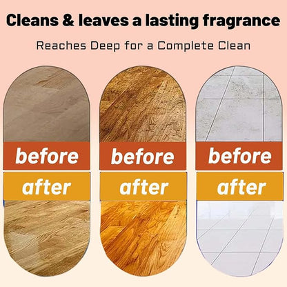 Tile Cleaner, Original Floor Cleaner, Heavy Limpa Pisos, Deep Cleaning Multipurpose Powerful Stain Removing Liquid for Floors, Bathroom Shower, Kitchen (1, 2 PCS)