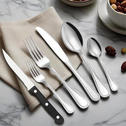 Hunycook 48-Piece Silverware Set
