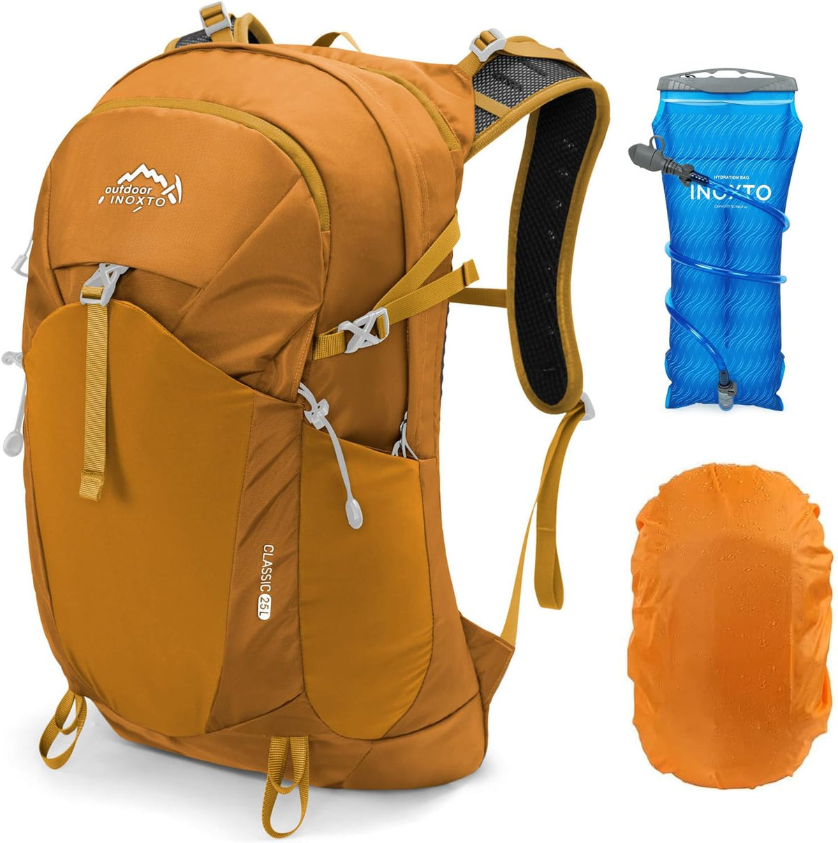Hiking Hydration Backpack with 3l Water Bladder for Women and Men 25L Water Backpack for Hiking, Cycling, Climbing, Camping