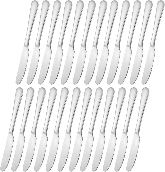 Stainless steel butter knife, dinner knife, suitable