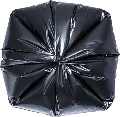 TYPLASTICS 40-45 Gallon Trash Bags Can LIners Heavy Duty 40x46" 1.5 Mil, Black 100 Count