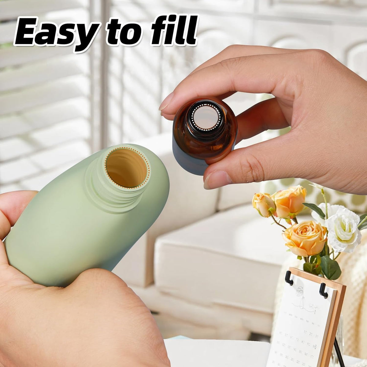 ASEVAT 8.8oz Travel Bottle with Flip Cap, Leak Proof Squeeze Bottles, Refillable Plastic Travel Containers for Creams, Lotion, Foundation, Shampoo, Conditioner