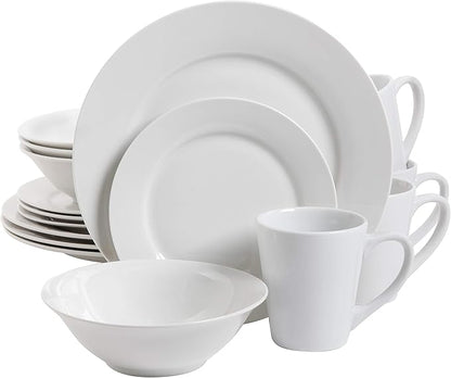 Gibson Home Amelia Court Porcelain Chip and Scratch Resistant Dinnerware Set