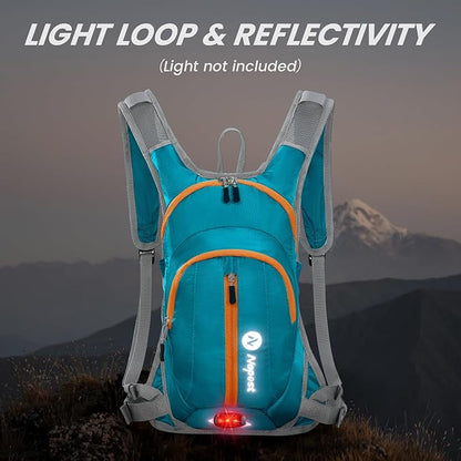 Nepest Hydration Pack Backpack for Women & Men, Lightweight Water Backpack with 2L Water Bladder for Hiking Cycling Running Biking