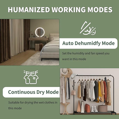 Shinco 86 Pints Dehumidifier for Home and Basements, 5000 Sq.Ft Dehumidifiers with Drain Hose, Auto or Manual Drainage, Auto Defrost, Quietly Remove Moisture, Intelligent Humidity Control, 24HR Timer