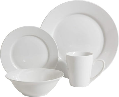 Gibson Home Amelia Court Porcelain Chip and Scratch Resistant Dinnerware Set