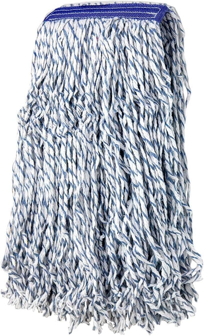 KLEEN HANDLER Cut End Finish Mop | 1.25" Universal Headband Maximum Absorption Finishing Mop, Case of 24