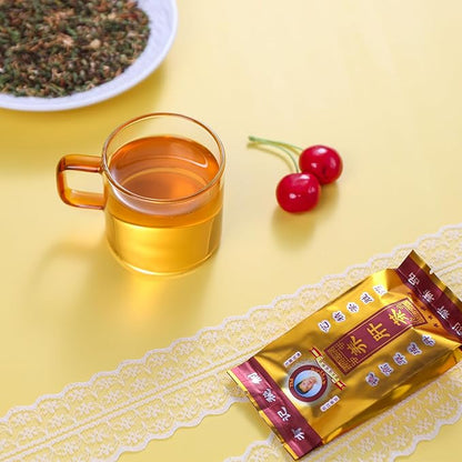 FullChea - Liver Detox Tea - 30 Teabags Herbalism Traditional Chinese Liver Cleanse Tea - Including Chrysanthemum, Jasmine, Mulberry Leaf, Momordica Grosvenor, Yine Abrus