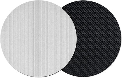 Gray Thin Lines Coasters Set of 2, Absorbent Coasters