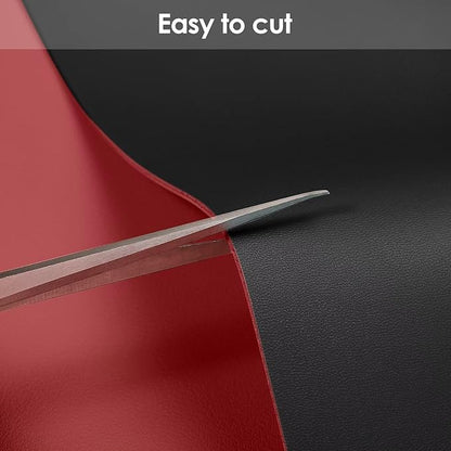 Dresser Cover Top - Can Be Used On Both Sides Waterproof and Easy to Clean Good Flatness Used for Dresser Table(Black+Wine Red 10x36)