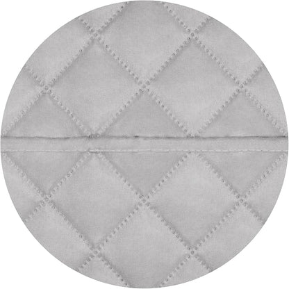 PureFit Reversible Quilted Sofa Cover, Water Resistant Slipcover Furniture Protector, Washable Couch Cover with Non Slip and Elastic Straps for Kids, Dogs, Pets (Chair, Light Gray/Light Gray)