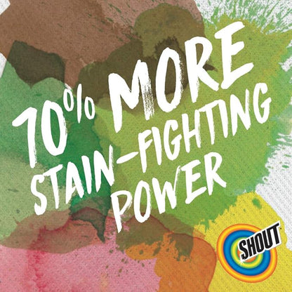 Shout Advanced Laundry Stain Remover Gel for Clothes Laundry, Breaks down stubborn, dried-in, and tough stains - 22oz Spray