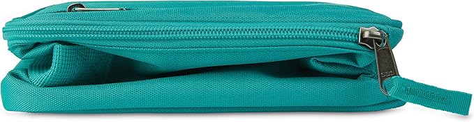 PackIt Freezable Classic Lunch Box, Teal, Built with ECOFREEZE Technology, Collapsible, Reusable, Zip Closure With Zip Front Pocket and Buckle Handle, Designed for Fresh Lunch On the Go