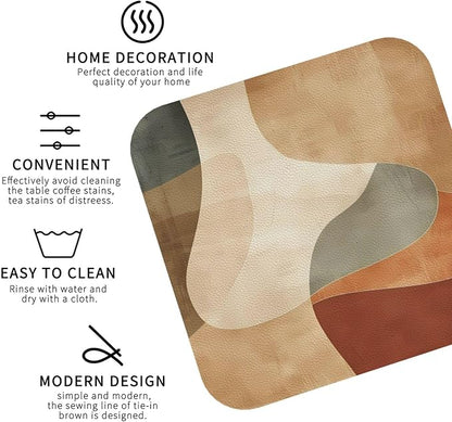Minimal Abstract Shapes Print Coasters