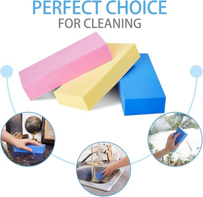 Super Absorbent Sponge Durable Stuff PVA Sponge Box High Water Absorbability Use in Car Boat Kayak After Shower Pick up Liquid Like Vacuum Cleaning Supplies (6 Blue Suction Sponges/Saver Pack)