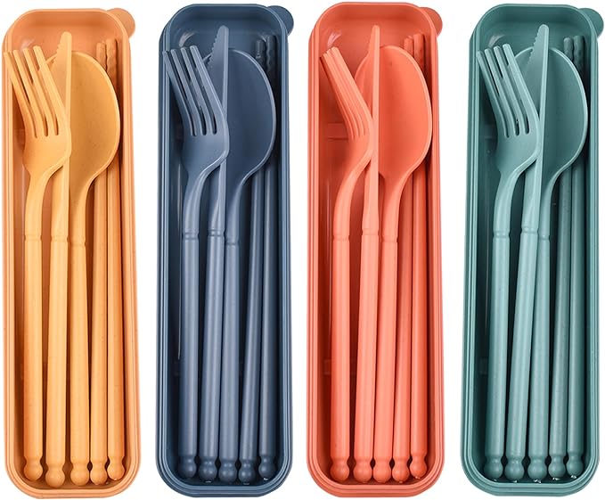 Camping Utensils Set, Reusable Utensils Set