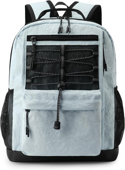 10L Small Size Casual Backpack for Kids Girls Boys Ages 3-9, Mini Waterproof Outdoor Sport Travel Hiking Camping Daypack (Light Blue)