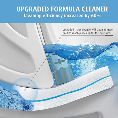 50 Count Toilet Wand Refills Compatible with Most Disposable Toilet Brush