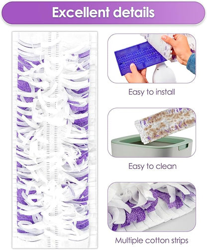 (35 Pack) Replacement Power Mop Pads for Swiffer PowerMop, Disposable PowerMop Mopping Pad Refills Compatible with Swiffer PowerMop, Multi-Surface Mop Pad Refills for Floor Cleaning