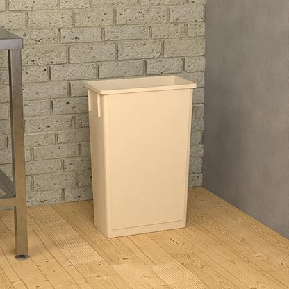 23 Gallon Beige Slim Jim Trash Can