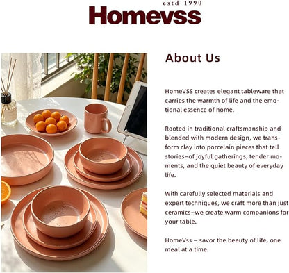 HomeVSS 20-Piece Dinnerware Set