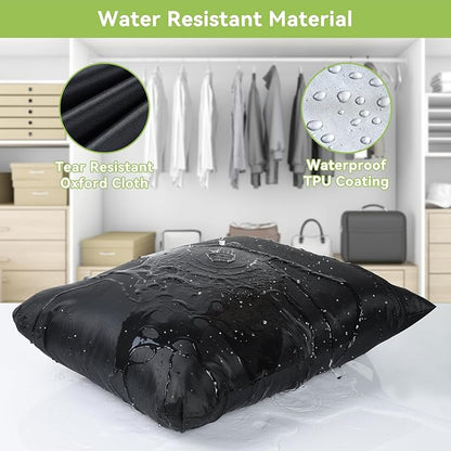 OTraki 2PCS Wet Bags 16x20 inch Medium Wet Dry Bag for Swimsuit and Towels Waterproof Beach Swimming Bag, Wet Dirty Clothes Gym Bags with Handle for Workout Yoga (Black & Grey)