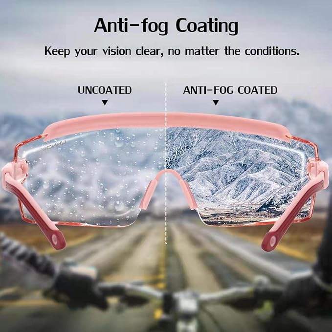 UKNOW Safety Goggles Over Glasses, Safety Glasses Anti Fog Wraparound Eye Protection, Protective Eyewear ANSI Z87.1