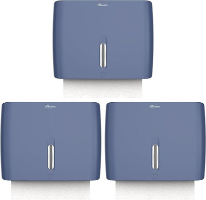 Hand Towel Dispenser for Bathroom Pack of 3 Compact Size Suitable Paper Towels Nail Free Install Or Nail Mount Installation