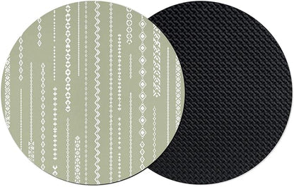 Sage Green Coasters Set of 2 Absorbent Coasters
