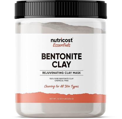 Nutricost Essentials Bentonite Clay (1 LB) - Rejuvenating Clay Mask