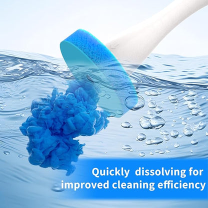 36-Piece Toilet Wand Refills, Disposable Toilet Bowl Cleaner Wand Compatible with Most Toilet Brushes,Disposable Toilet Brush Refill for Bathroom Cleaning