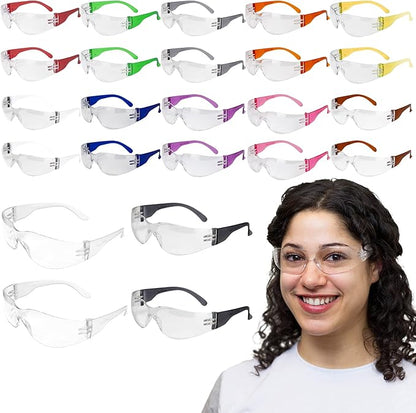 SAFE HANDLER Hyline Anti-Fog Color Safety Glasses Variety, Impact Resistant, Polycarbonate, Anti-Scratch