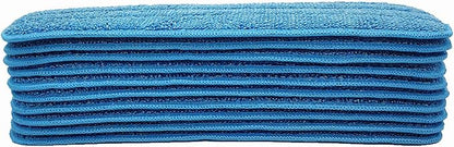 10 Pack Microfiber Spray Mop Replacement Heads for Wet/Dry Mops Floor Cleaning Pads Compatible with Bona Floor Care System