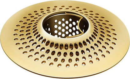 LKEYE Shower Drain Hair Catcher/Bathroom Drain Cover/Bathtub Drain Strainer/Shower Stall Drain Protector(Bronze)
