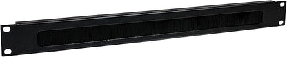 StarTech.com 1U High-density Brush Strip Cable Management Panel, Sturdy Steel Horizontal Data Centre Cable Organizer