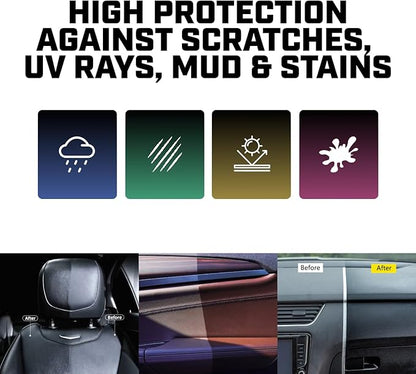 garage bulls Car Plastic Restorer & Hydrophobic Trim Ceramic Coating Kit Long Lasting Coating Car Accessories 30ml, 1fl oz (2 Pack)