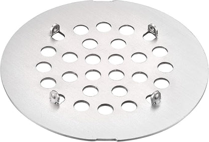 rrajj 4-1/4 (4.25) Inch(108mm) Round Snap-in Shower Floor Drain Cover Replacement Cover (Antique Copper)