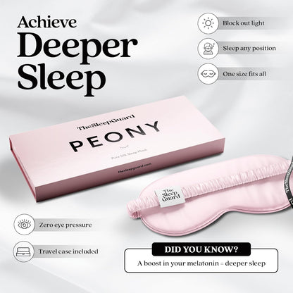 Pure Silk Sleep Mask [100% 6A Mulberry Silk, 22 Momme] Light Blocking Travel Essentials. Eye Masks for Sleeping. Black Oeko-Tex Blindfold. Eye Covers for Men & Women