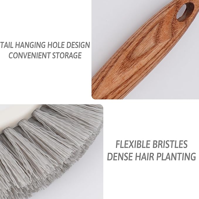 Crevice Cleaning Brush, Hard Bristle Grout Brush Gap Cleaner Tool for Tight Groove Spaces, Kitchen, Bathroom, Sliding Shower Door, Faucets Corners, Tiles, Sink and Windows Track