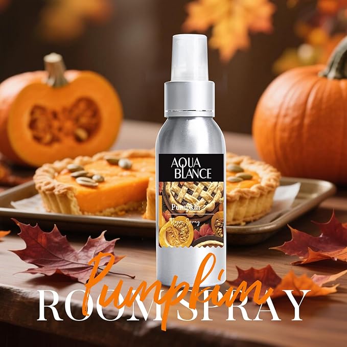 Fragrant Room Spray, Autumn, Apple Cinnamon, Pumpkin, 3 x 3.4 fl oz, Air Fresheners Odor Eliminator for Home, Bathroom, Concentrated Room Spray