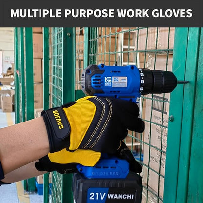 Thorn Proof&Puncture Resistant Gardening Gloves with Grip,Garden Gloves for Women, Leather Work Gloves,Gifts