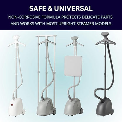 Garment Steamer Descaling Solution Decalcifier Packets for Mineral Deposits and Build-up Removal, Maintenance for Clothes, Works with all Garment Steamer Brands, Cleans Build Up, 10 packs