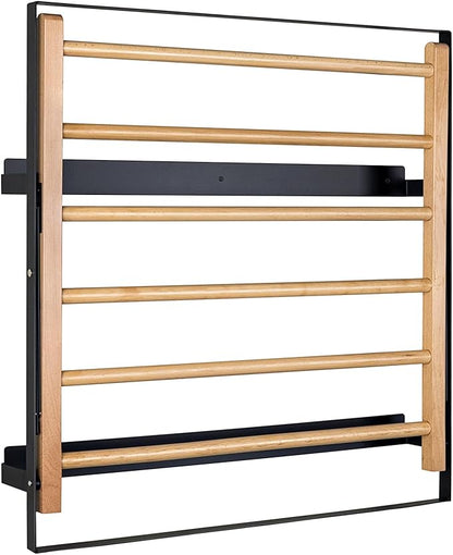 TOMACE Wall Mounted Clothes Drying Rack Laundry Drying Rack Collapsible